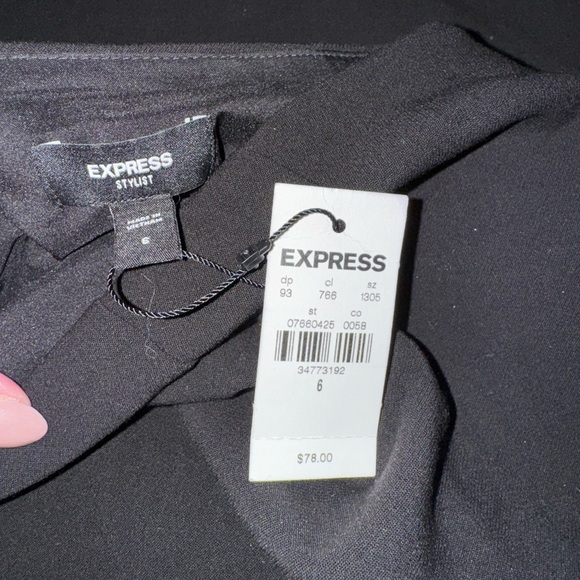 Express Black Midi Skirt - Picture 3 of 3